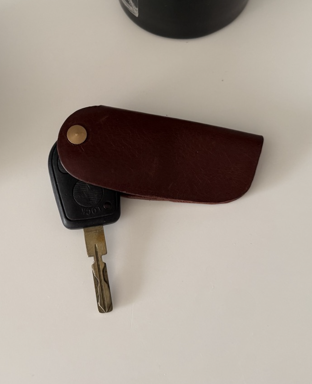 BMW classic diamond key handmade leather cover